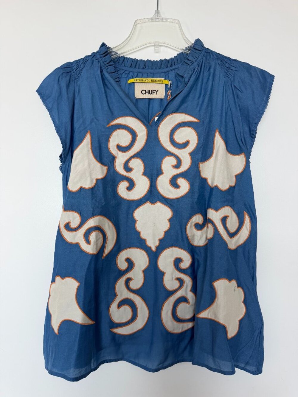 Chufy Gagan Sky Sleeveless Blouse Size S NWT